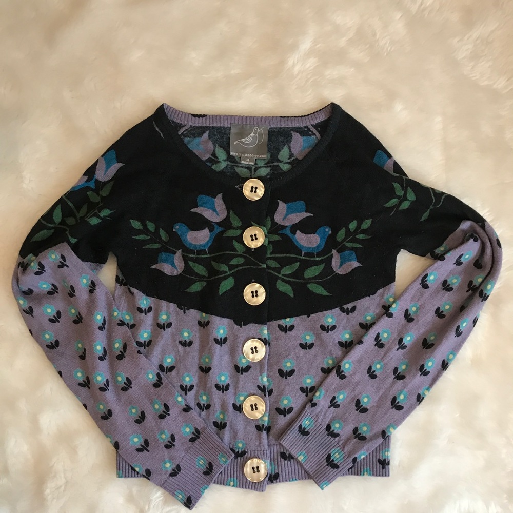 Knitteddove size medium cardigan sweater